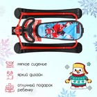 Снегокат «Ника-кросс Хоккей», СНК/Х2, цвет красный/чёрный - Фото 3