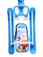 Снегокат «Тимка спорт 4-1» Ми-ми-мишки, со спинкой, голубой, ТС4-1/ММ1 Nika Kids - Фото 16