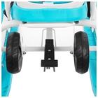 Снегокат «Тимка спорт 6» Ми-ми-мишки, со спинкой, с родительской ручкой, бирюзовый, ТС6/ММ1 Nika Kids - фото 62084384