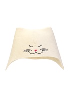 Шапка для бани и сауны, «Кошечка», полиэфир 70%, шерсть 30%, белая - Фото 3