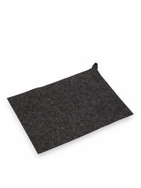 Коврик - сидушка для бани и сауны, 52?38 см, войлок, серый (комплект 2 шт)