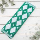 Мочалка-лента для тела хлопковая Доляна «Узор», 40×11 см, цвет МИКС - Фото 3