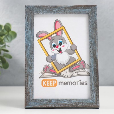 Фоторамка для фото 10×15 см Keep memories, Evelyn, пластик, серебро