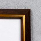 Фоторамка пластик 21х30 см 1226 бронза - фото 21131287