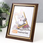 Фоторамка пластик 15х21 см 1226 бронза - Фото 2