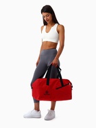 Сумка дорожная женская на молнии TEXTURA, большой размер, цвет красный - Фото 12