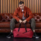 Сумка дорожная женская на молнии TEXTURA, большой размер, цвет красный - Фото 13