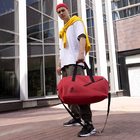 Сумка дорожная женская на молнии TEXTURA, большой размер, цвет красный - Фото 10