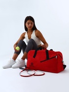 Сумка дорожная женская на молнии TEXTURA, большой размер, цвет красный - Фото 2