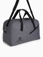 Сумка дорожная на молнии TEXTURA, большой размер, цвет серый - Фото 6