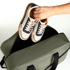 Сумка дорожная на молнии TEXTURA, большой размер, цвет зелёный - Фото 2