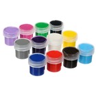 Краски пальчиковые 12 цветов Calligrata, по 20 мл, для детей от 1 года - Фото 3