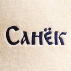 Шапка для бани и сауны, «Санёк», полиэфир 70%, шерсть 30%, «Добропаровъ» - Фото 5