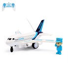 Самолёт радиоуправляемый «Авиалиния», световые и звуковые эффекты, работает от батареек, цвета МИКС - Фото 1