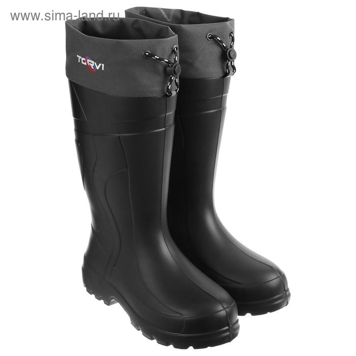 Зимние сапоги TORVI ЭВА+ТЭП с вкладышем -25С, цвет чёрный, размер 41-42 - Фото 1