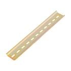 DIN-рейка ТУНДРА krep, L=225, желтый цинк, в упаковке 1 шт. 5296524