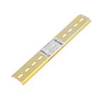 DIN-рейка ТУНДРА krep, L=225, желтый цинк, в упаковке 1 шт. 5296524