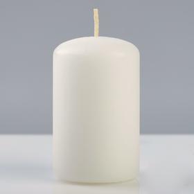 Свеча - цилиндр "Колор", 5×8 см, белый
