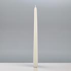Свечи античные лакированные №2, 2,2×30см, белый - Фото 1