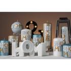 Свеча - цилиндр "Sensitive Home", 7×13 см, джинсовый - фото 63048259