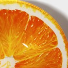 Салатник стеклянный Доляна «Сочный апельсин», 720 мл, 18,4×5 cм - фото 4313946