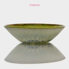 Салатник стеклянный Доляна «Киви», 720 мл, 18,5×5 см - фото 4313951