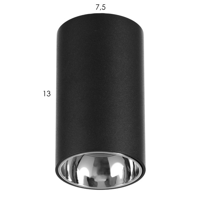 

Светильник 671516/1 LED 12Вт черный-серебро 7,5х7,5х15 см BayerLux
