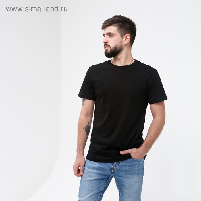 Футболка мужская KAFTAN E-ZONE, 46, чёрный - Фото 1