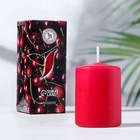 Свеча ароматическая «Вишня», 4×6 см, в коробке - Фото 1