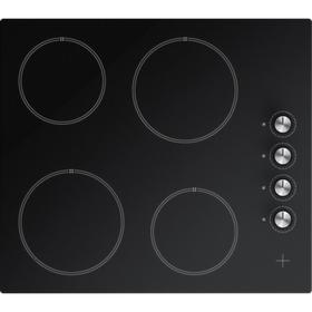 

Варочная поверхность Kuche CMK 640 B, электрическая, 4 конфорки, Hi-Light, чёрная