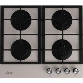 

Варочная поверхность Kuche GGH 640 IF, газовая, 4 конфорки, 56х49, бежевая