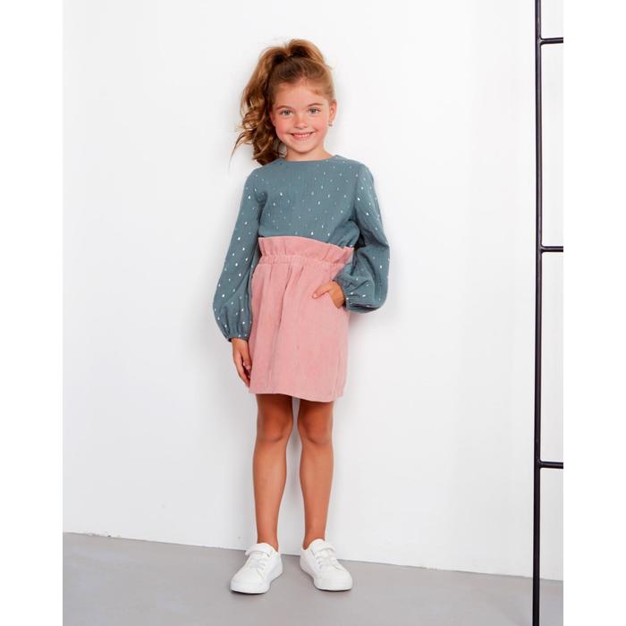 Блуза KAFTAN "Капли", 122-128 - Фото 1