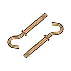 Анкерный болт ЗУБР, с крюком, желтопассивированный, 10×60 мм, 40 шт. - Фото 1