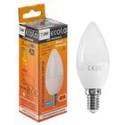 Лампа светодиодная Ecola Premium "свеча", 7 Вт, Е14, 4000 К, 220 В, 105х37 мм - Фото 1