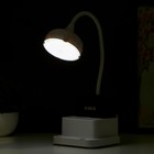 Лампа настольная 16047/1 20хLED 5Вт 4 режима  АКБ USB бело-черный 11х12х43 см - фото 120706710