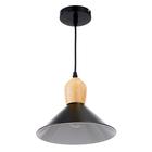 Светильник BayerLux 2034831/1 E27 40 Вт черный 22×22×21 см - Фото 2