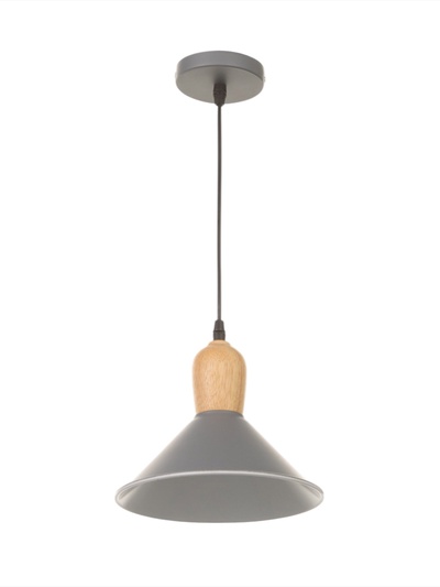 Светильник BayerLux 2034833/1 E27 40 Вт серый 22×22×21 см