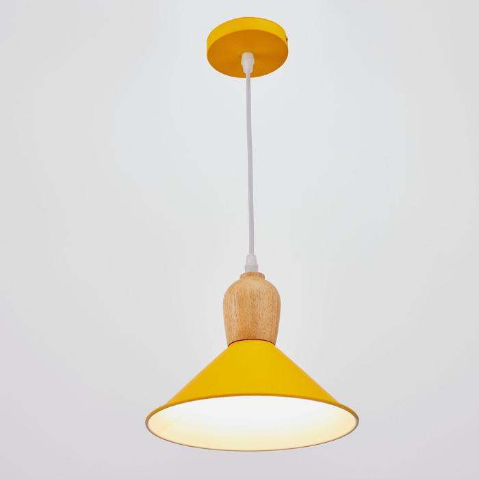 Светильник BayerLux 2034834/1 E27 40 Вт желтый 22×22×21 см - Фото 1