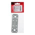 Пластина крепёжная ТУНДРА krep, 100х35х2 мм, ГОЦ, в упаковке 1 шт. 5296479