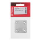 Пластина крепёжная ТУНДРА krep, 48х48х1.2 мм, цинк, в упаковке 1 шт. - фото 21132123