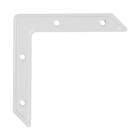 Угольник ТУНДРА krep, УГ-100, полимер, в упаковке 1 шт. - фото 24234350