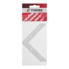 Угольник ТУНДРА krep, УГ-100, полимер, в упаковке 1 шт. - фото 24234351