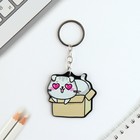 Брелок для ключей акриловый «Котик», 7×12.5 см - Фото 3