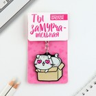 Брелок для ключей акриловый «Котик», 7×12.5 см - Фото 6