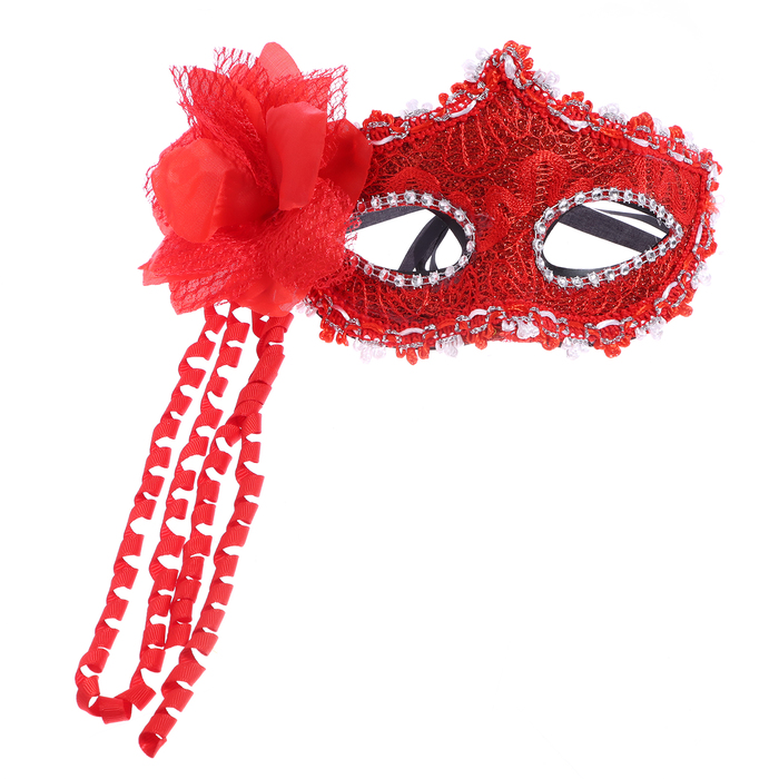 Карнавальная маска «Очарованье», с цветком, цвета МИКС - Фото 1