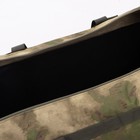 Сумка дорожная на молнии, 3 наружных кармана, длинный ремень, цвет камуфляж/хаки - Фото 3