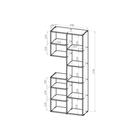 Стеллаж Элемент-2 1716х696х294 Белый - фото 21132417