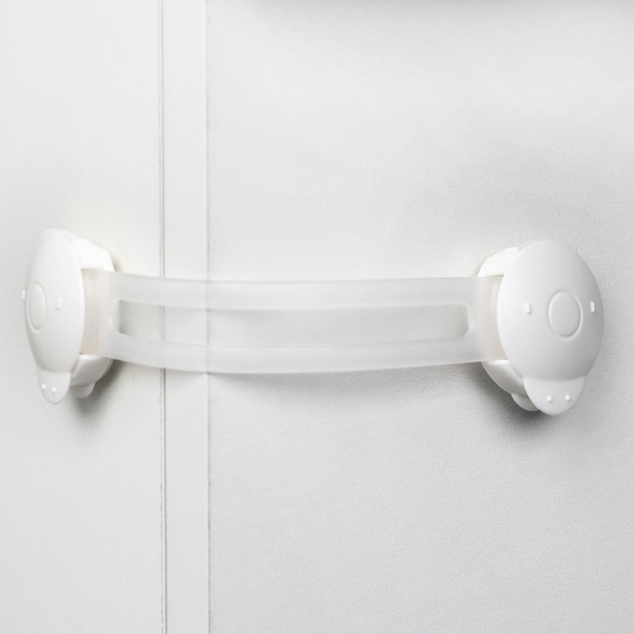 Блокиратор для дверей и ящиков, универсальные, 3 шт., белый, Крошка Я - Фото 1