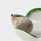 Блюдо керамическое сервировочное «Ёжик», 13.3×13×5.5 см - Фото 6