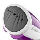 Отпариватель BRAYER BR4121, ручной, 1200 Вт, 900 мл, 16 г/мин, шнур 1 м, бело-фиолетовый - фото 51319655